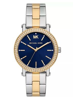 Michael Kors Women's Corey Three-Hand Two-Tone Stainless Steel
Watch 38mm